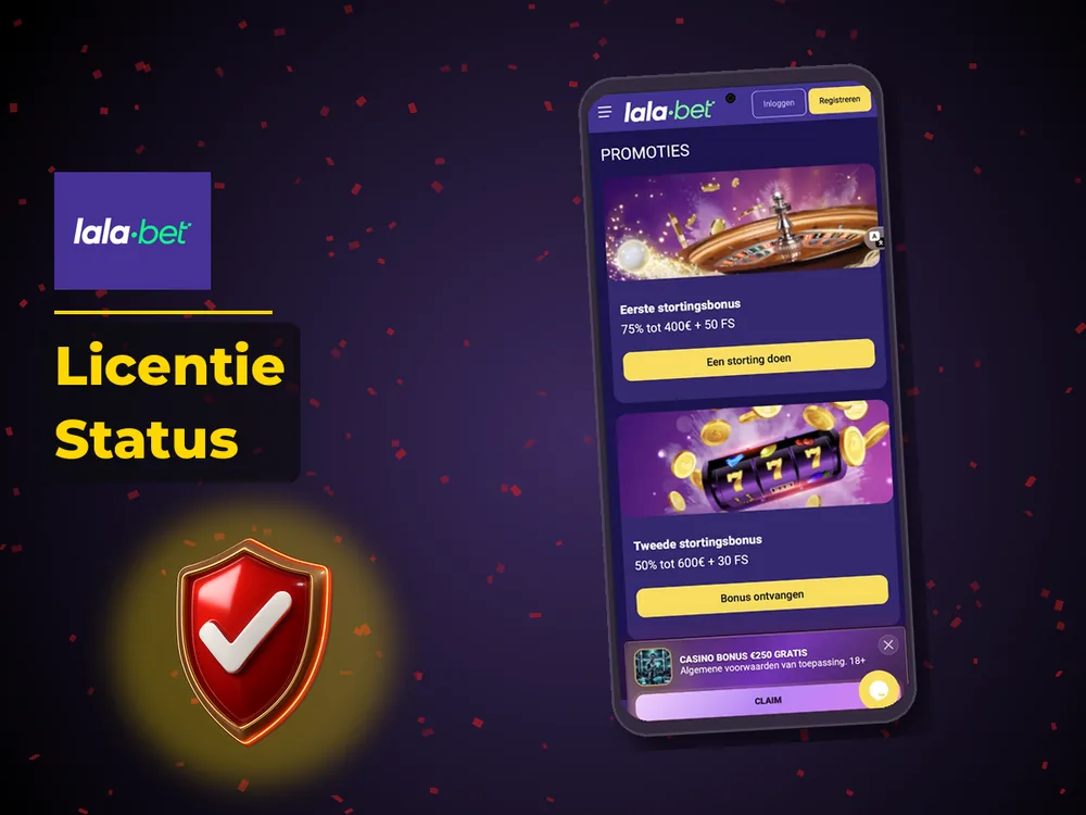 lalabet casino nederland - Licentie Status