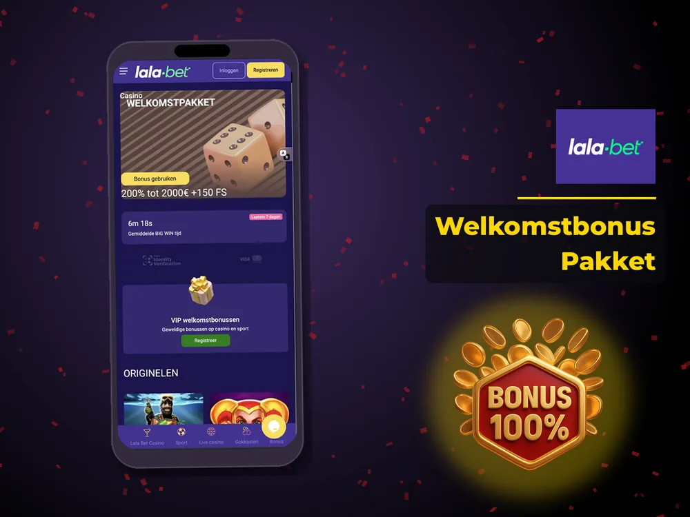 lalabet casino nederland - Welkomstbonus Pakket