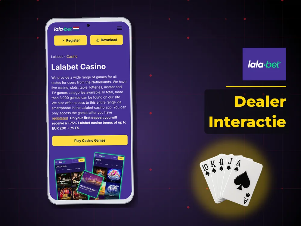 lalabet casino nederland - Dealer Interactie