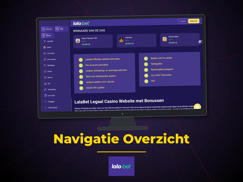 lalabet casino nederland - Navigatie Overzicht