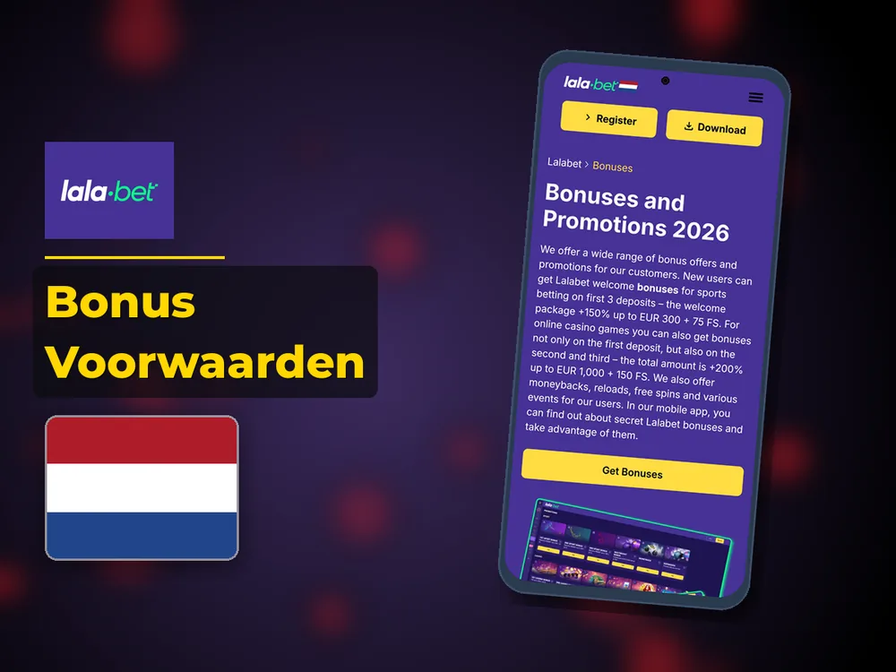 lalabet casino nederland - Bonus Voorwaarden