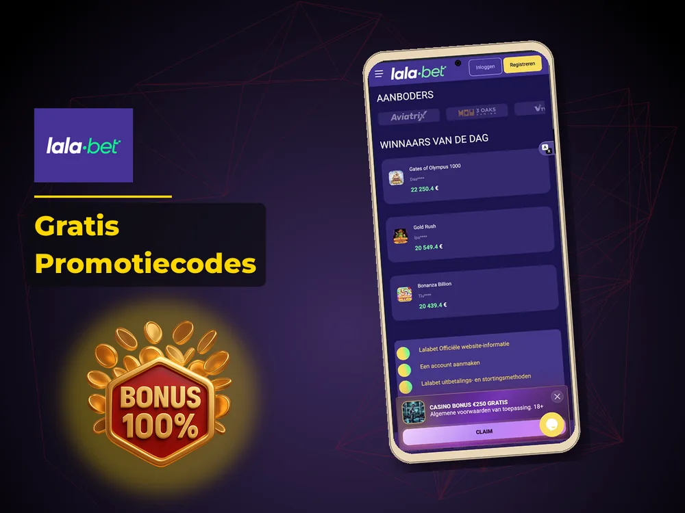 lalabet casino nederland - Gratis Promotiecodes