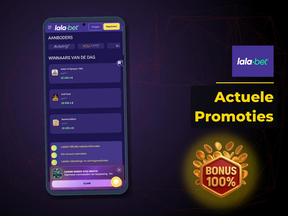 lalabet casino nederland - Actuele Promoties
