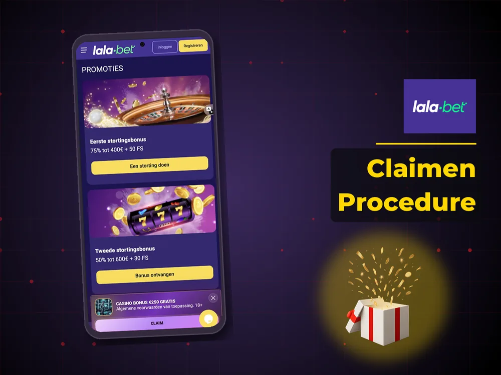 lalabet casino nederland - Claimen Procedure