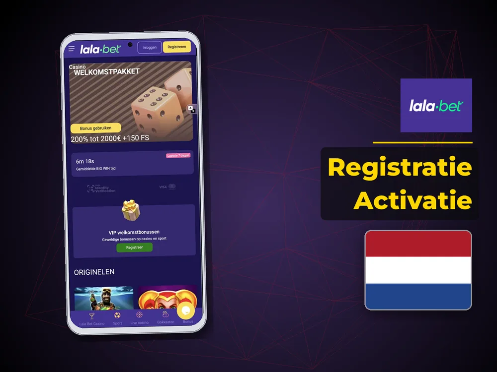 lalabet casino nederland - Registratie Activatie