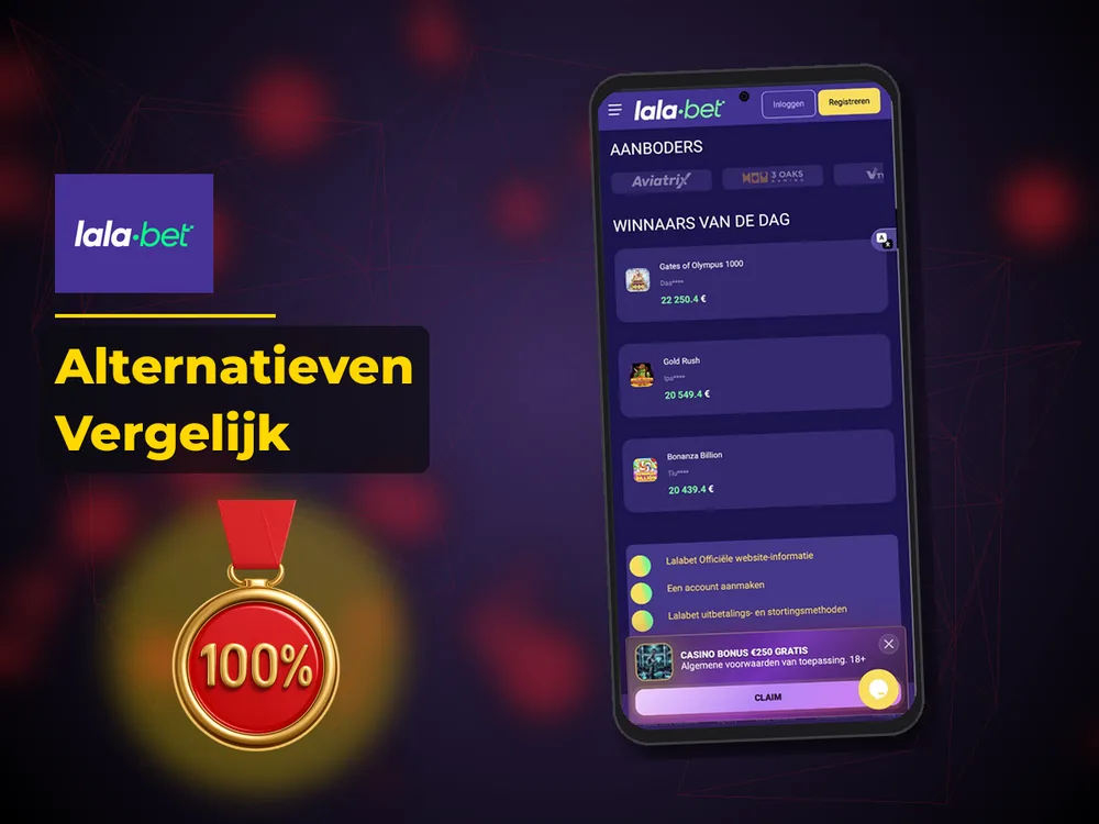 lalabet casino nederland - Alternatieven Vergelijk