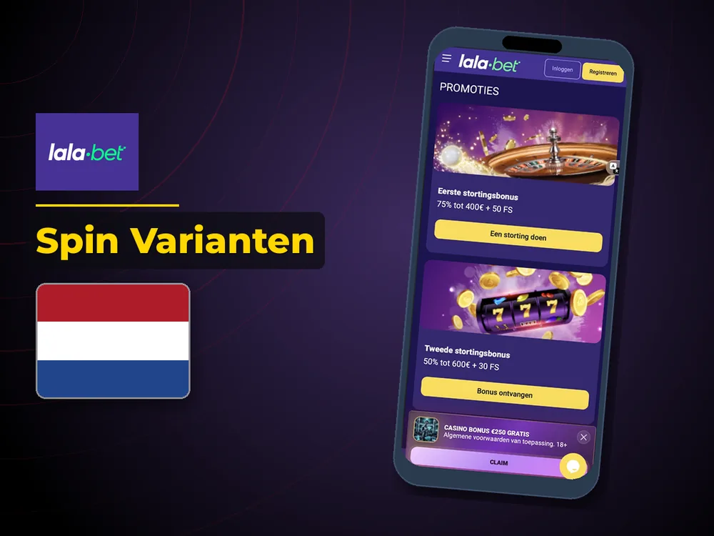 lalabet casino nederland - Spin Varianten