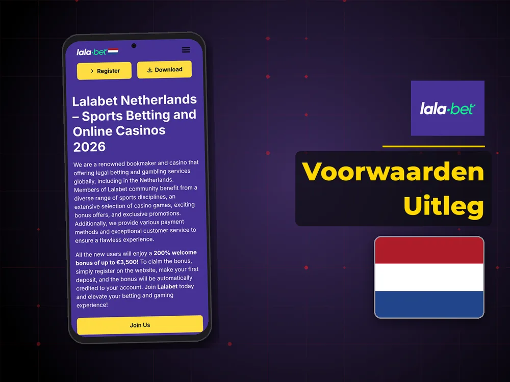 lalabet casino nederland - Voorwaarden Uitleg
