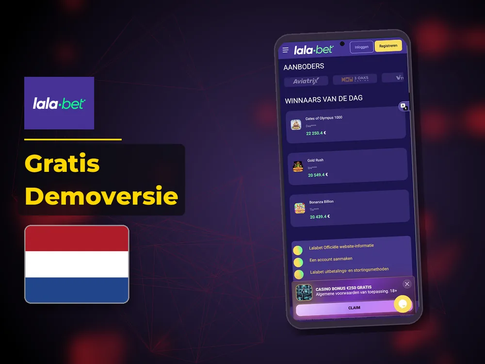lalabet casino nederland - Gratis Demoversie