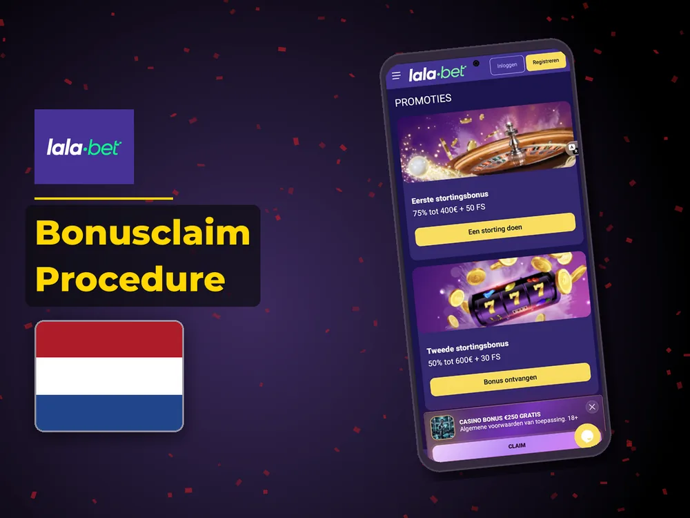lalabet casino nederland - Bonusclaim Procedure